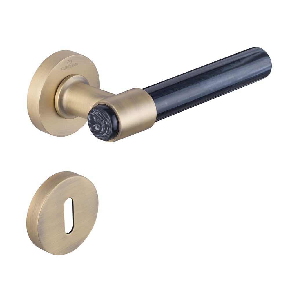 ÇEBİ A5232-42 MP30 ODA YUV.RZ.BRIA SİYAH KAPI KOLU201.01.0115810Modern Kapı KollarıÇEBİ