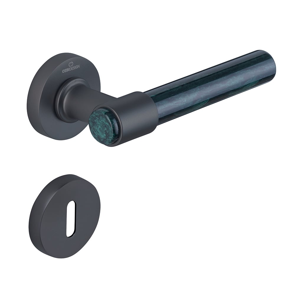 ÇEBİ A5232-43 PC27 ODA YUV.RZ.BRIA YEŞİL KAPI KOLU201.01.0115804Modern Kapı KollarıÇEBİ