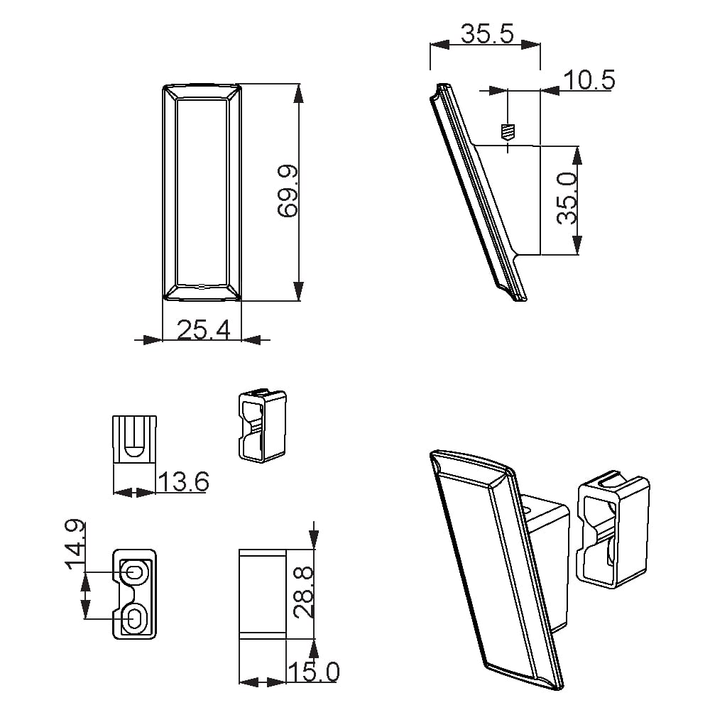 ÇEBİ A7104010 MP11 ASKI MODERN ZMK.102.01.0114914Mobilya AskılarıÇEBİ