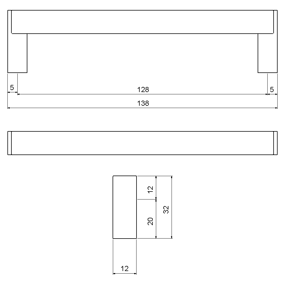 ÇEBİ B230128 PC24 MODERN KULP ALM.101.01.0103942Mobilya KulplarıÇEBİ