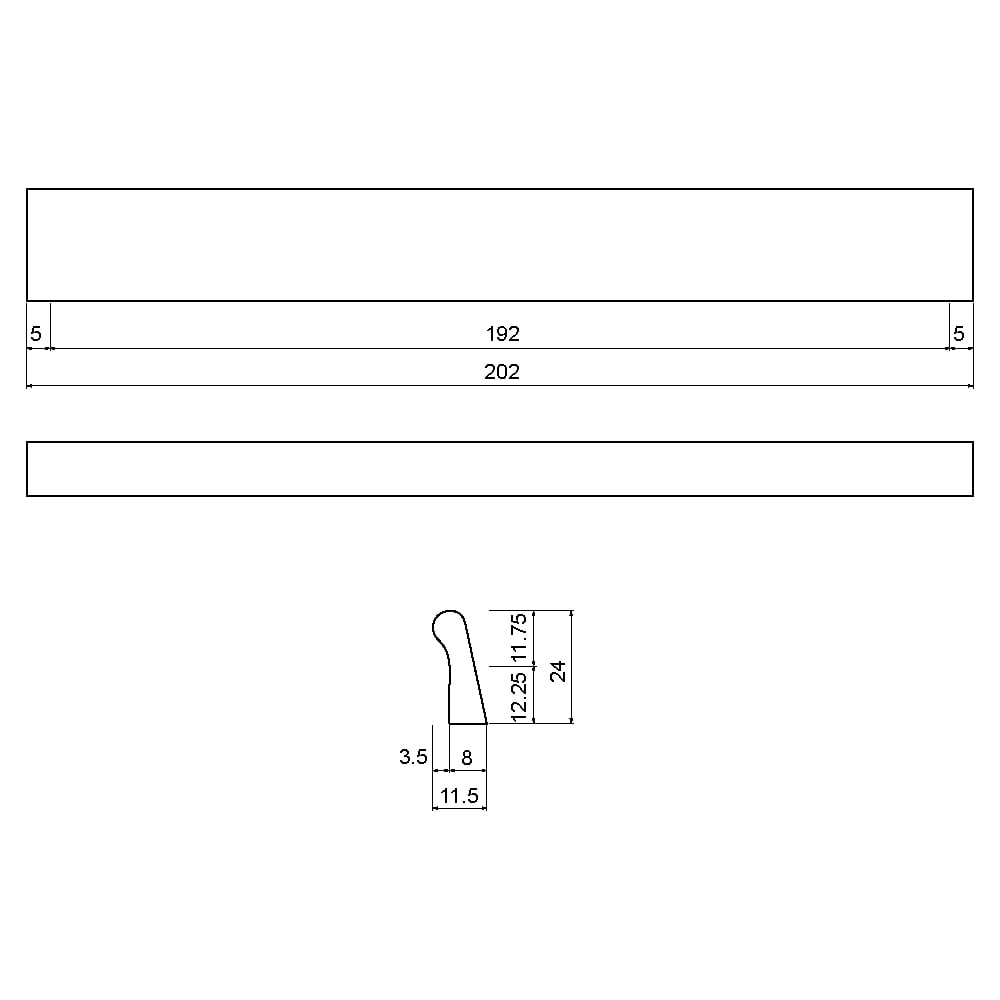 ÇEBİ B813192 MP02 MODERN KULP ALM.101.01.0100719Mobilya KulplarıÇEBİ