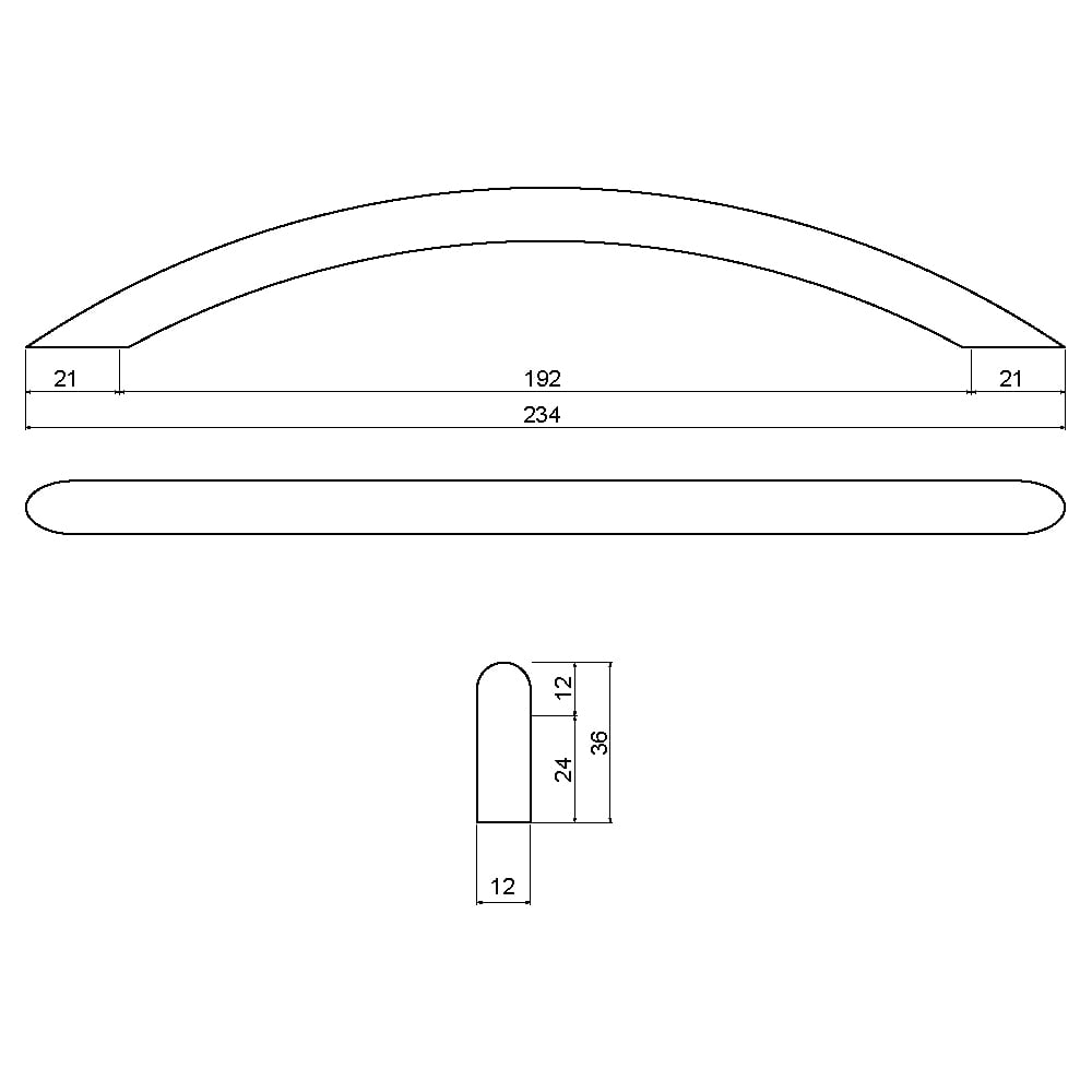 ÇEBİ B823160 MP08 MODERN KULP ALM.101.01.0104155Mobilya KulplarıÇEBİ