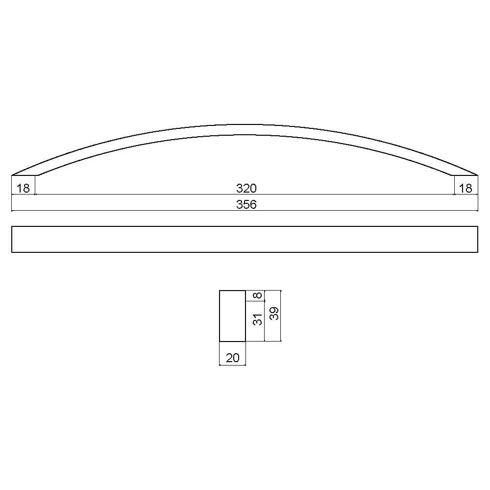 ÇEBİ B825192 PC24 MODERN KULP ALM.101.01.0104175Mobilya KulplarıÇEBİ