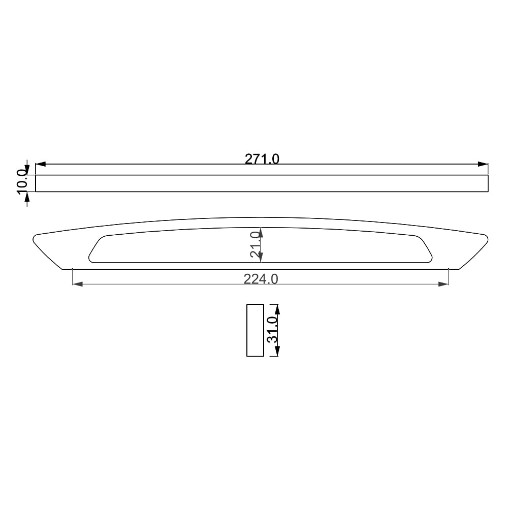 ÇEBİ B851160 MP11 MODERN KULP ALM.101.01.0104395Mobilya KulplarıÇEBİ