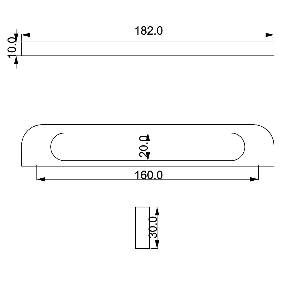 ÇEBİ B854160 MP02 MODERN KULP ALM.101.01.0104434Mobilya KulplarıÇEBİ