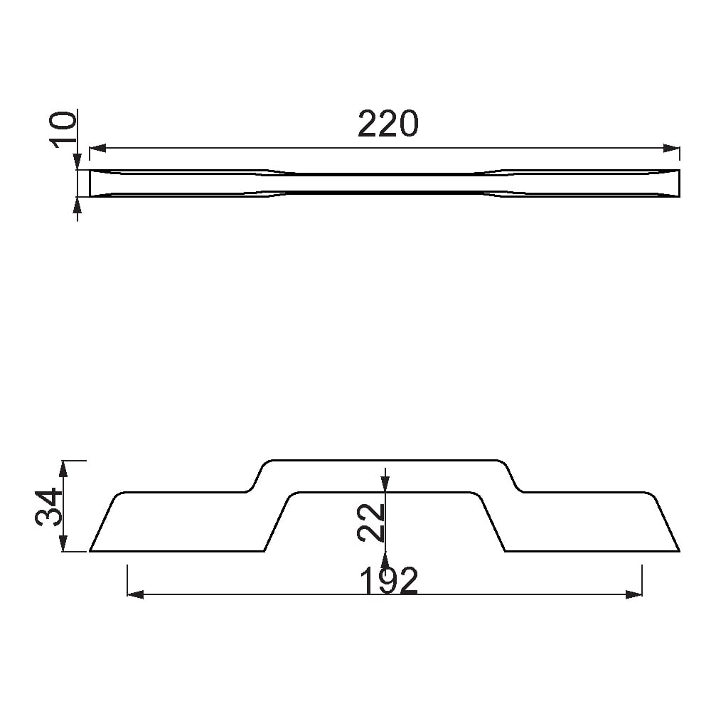 ÇEBİ B961192 MP11 MODERN KULP ALM.101.01.0107676Mobilya KulplarıÇEBİ