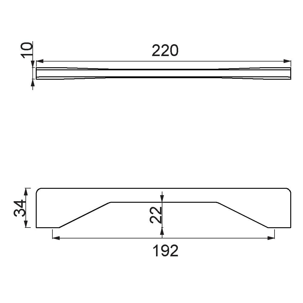 ÇEBİ B962192 MP11 MODERN KULP ALM.101.01.0107646Mobilya KulplarıÇEBİ