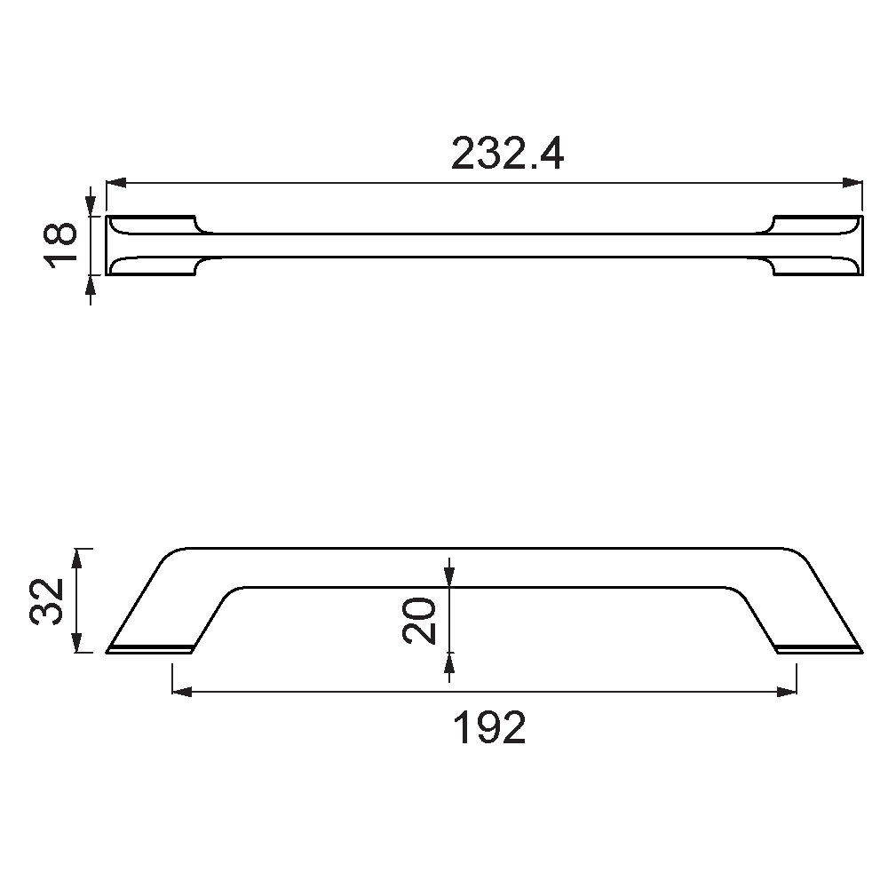 ÇEBİ B966192 MP11 MODERN KULP ALM.101.01.0107526Mobilya KulplarıÇEBİ