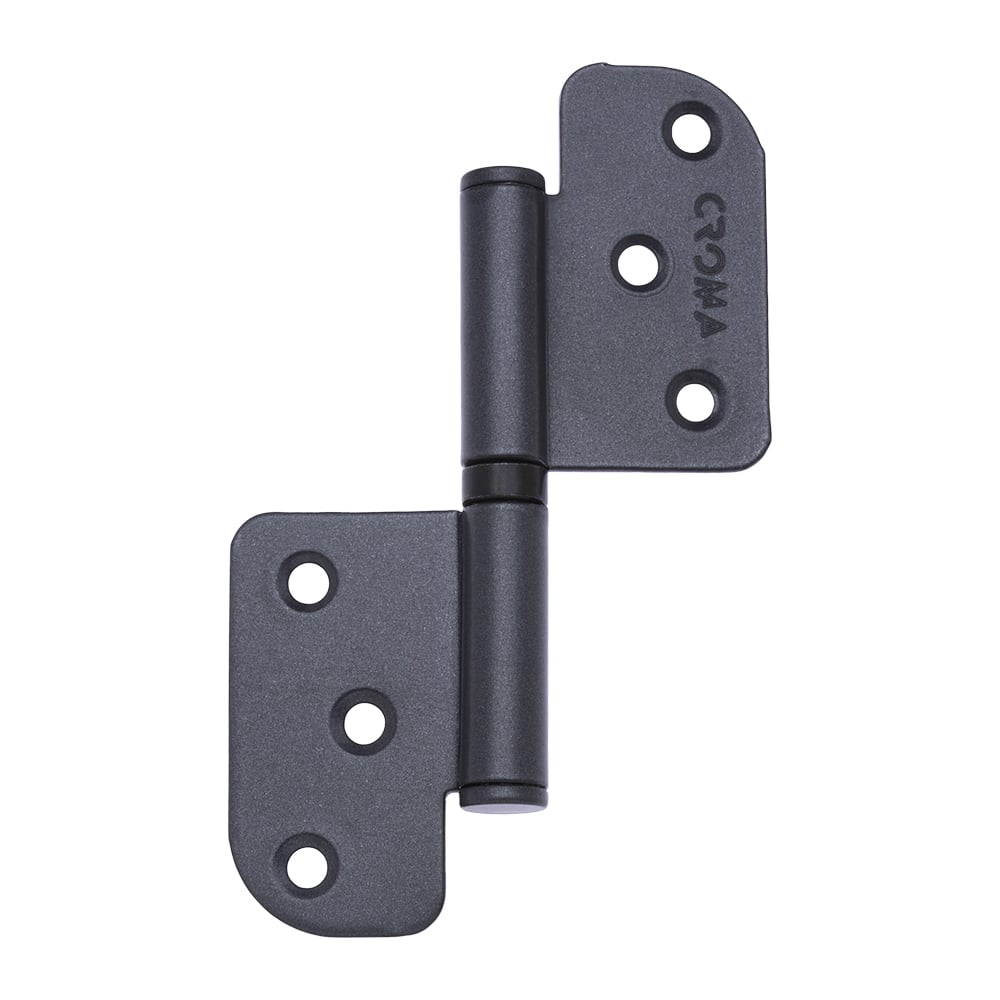 CROMA C103 PC27 12 cm ÇELİK OVAL BAYRAK MENTEŞE DUMAN ANTRASİT202.01.0108487Bayrak MenteşelerCROMA