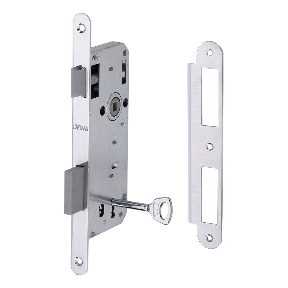 CROMA EKO SESSİZ ODA NİKEL KAPI KİLİDİ OVAL 18MM 45x90203.01.0113987Standart KilitlerCROMA