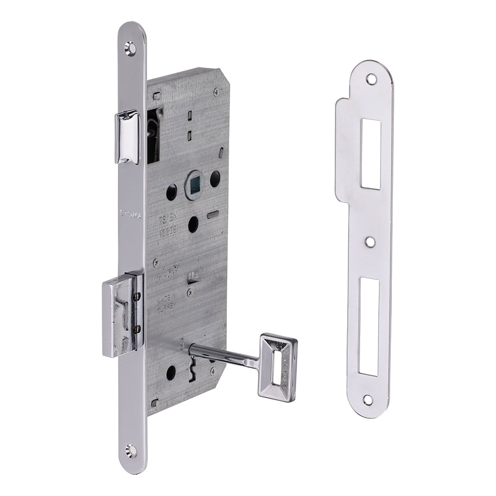 CROMA LUX ODA MP02 KİLİT MODERN ANAHTARLI OVAL 18MM 45x90203.01.0105435Standart KilitlerCROMA