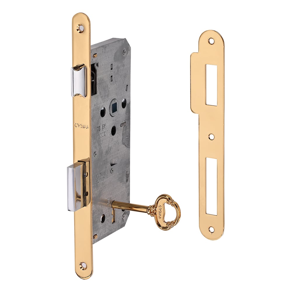 CROMA LUX ODA MP11 KİLİT KLASİK ANAHTARLI ODA OVAL 18MM 45x90203.01.0105441Standart KilitlerCROMA