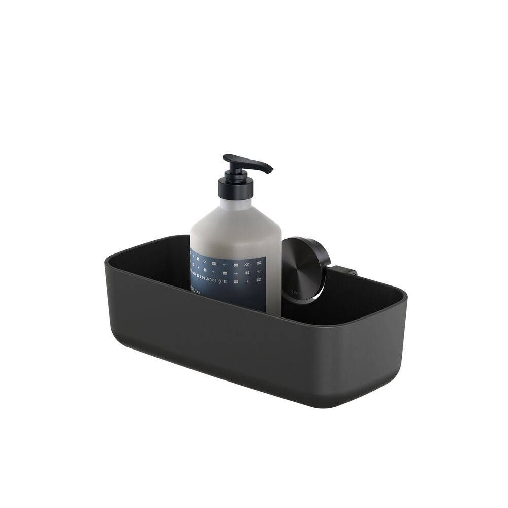 GEESA 917214 09 OPAL FIRÇALI SİYAH DUŞ SEPETİ 25 CM501.02.0116742Banyo AksesuarlarıGEESA