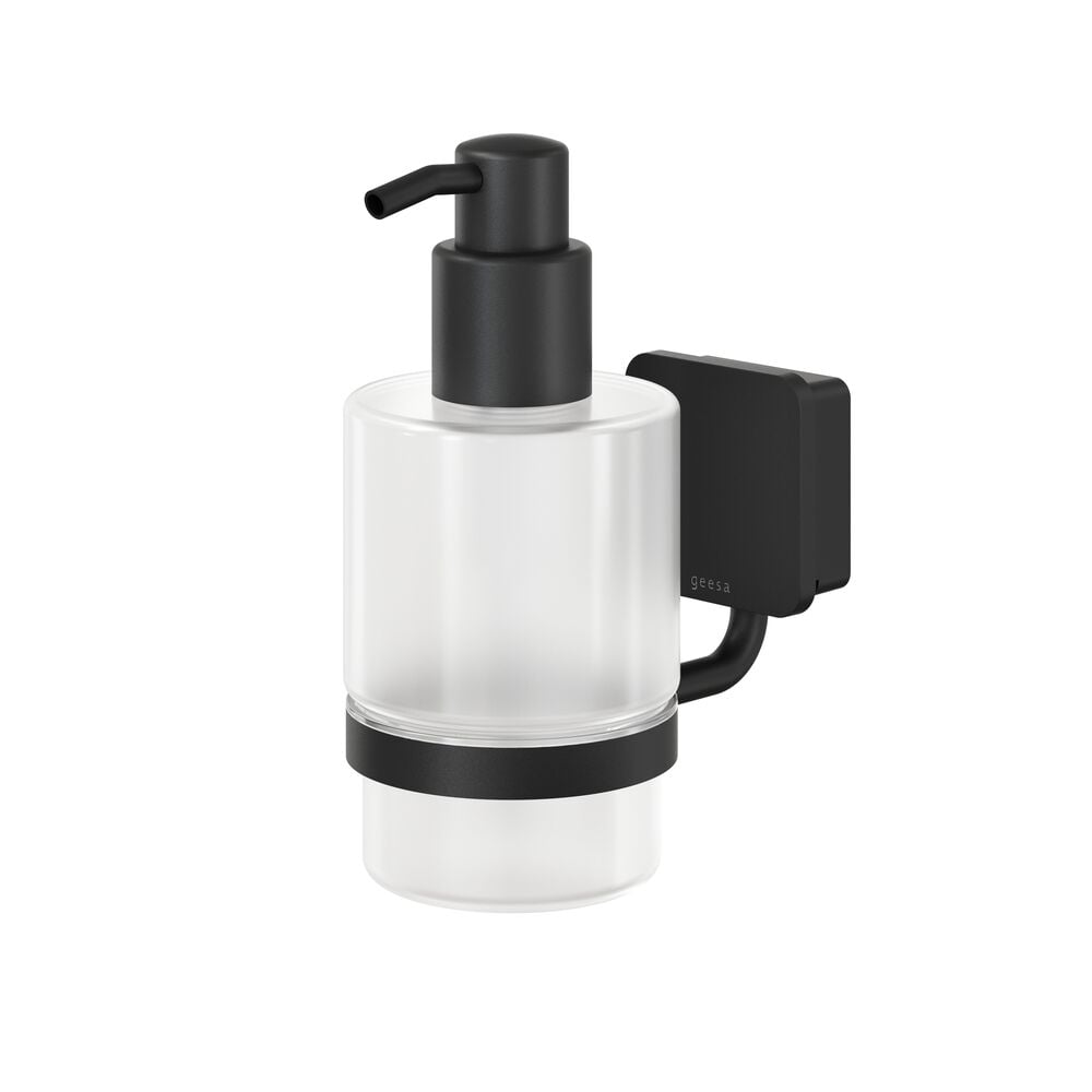 GEESA 917916 06 A TOPAZ SİYAH DUVARA MONTAJLI SIVI SABUNLUK 200 ML501.02.0116783Banyo AksesuarlarıGEESA