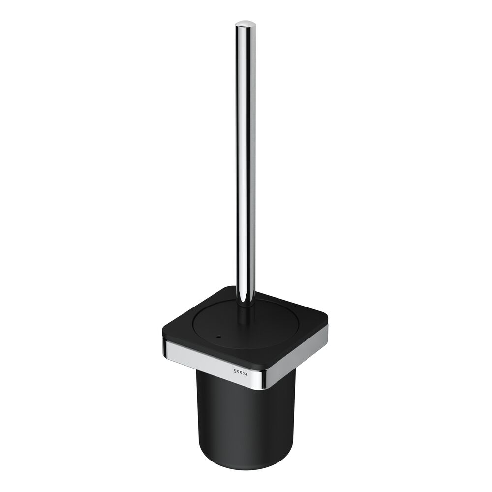 GEESA 918811 02 06 FRAME KROM/SİYAH DUVARA MONTAJLI TUVALET FIRÇASI501.02.0116820Banyo AksesuarlarıGEESA