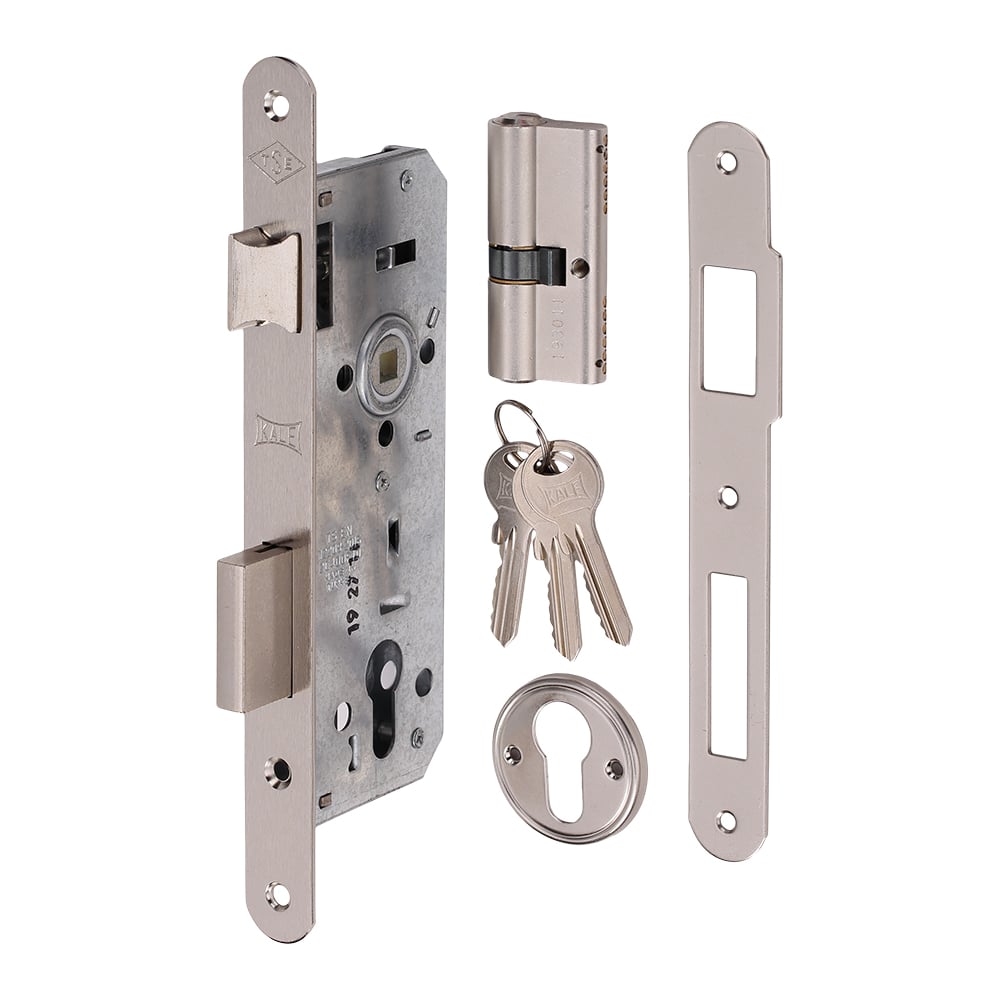 KALE 152R40 SİLİNDİRLİ NİKEL OVAL 23MM 85x40203.03.0105171Standart KilitlerKALE