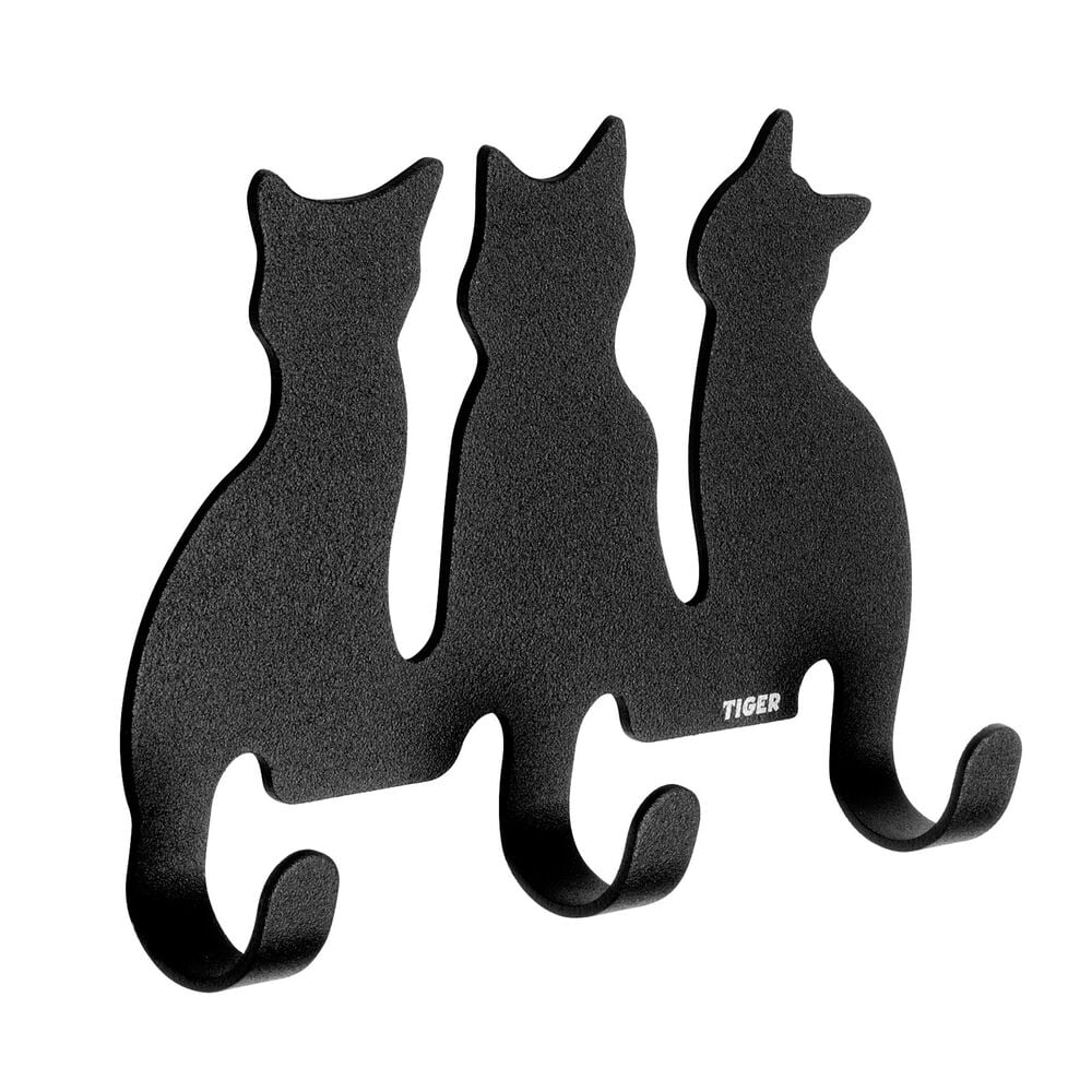 TIGER 159030741 CATS PASLANMAZ ÇELİK YAPIŞTIRMALI ÜÇLÜ ASKILIK501.02.0116921AskılarTIGER