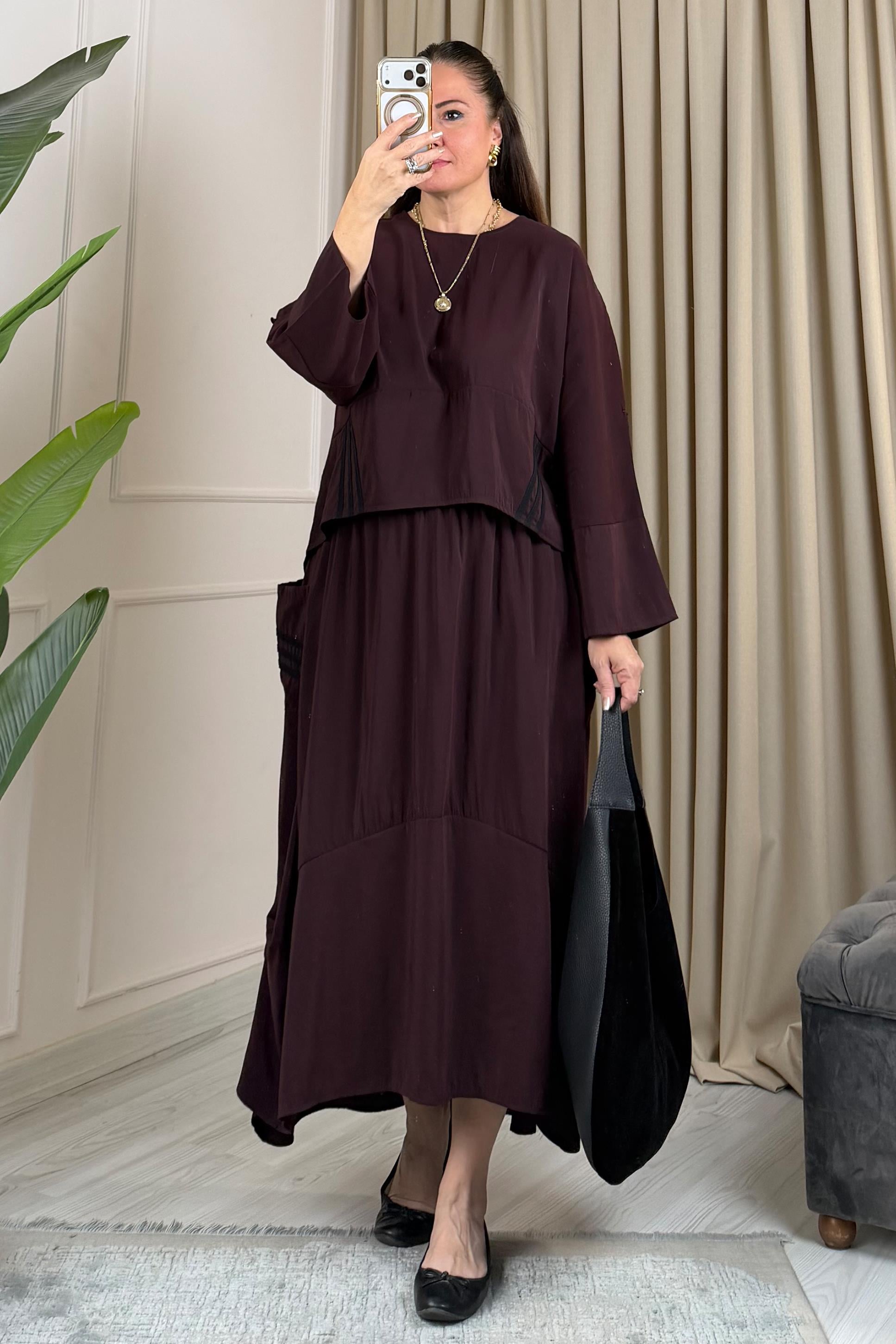 Nolly Etekli Takım Bordo