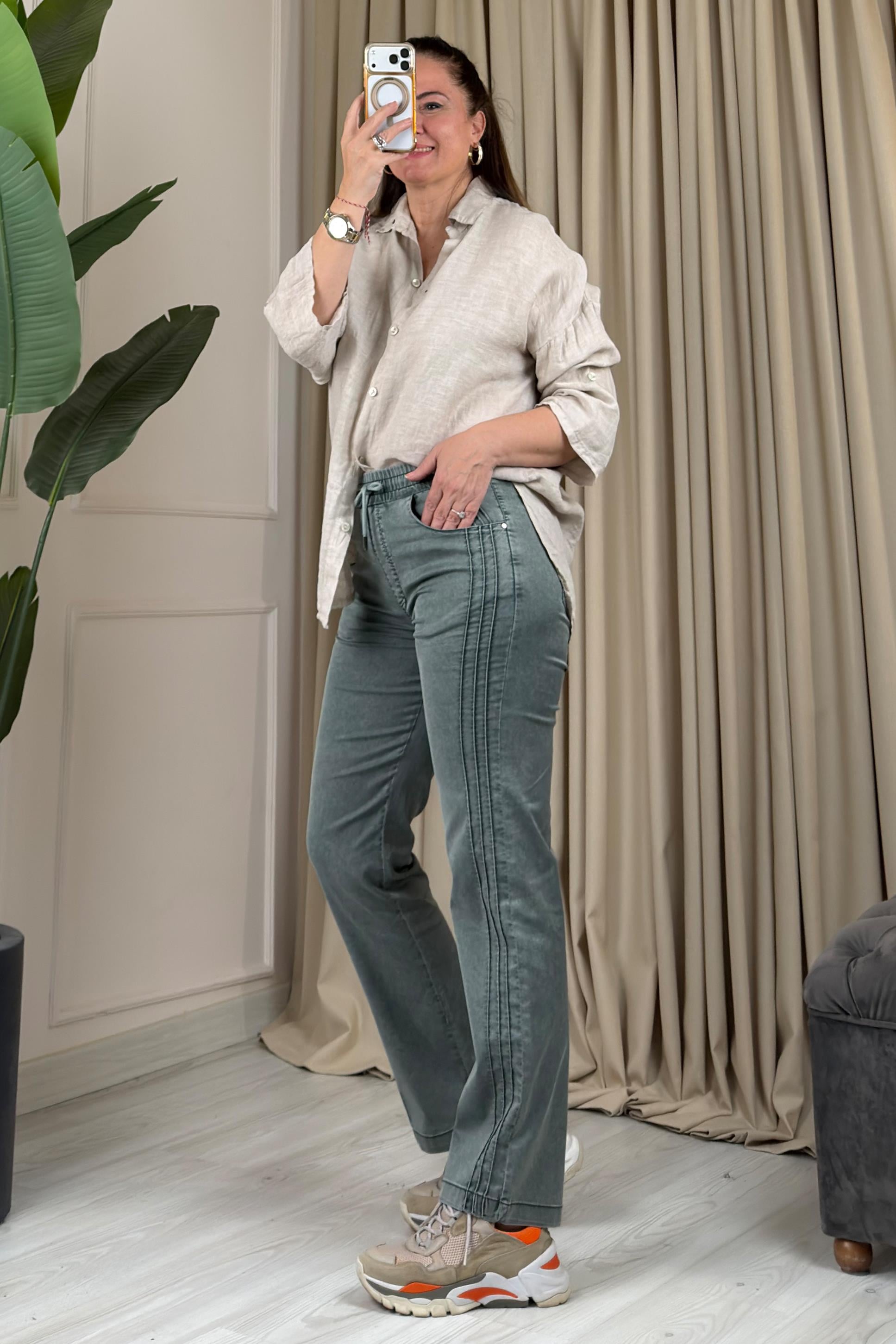 Nelinda Pantolon Yeşil