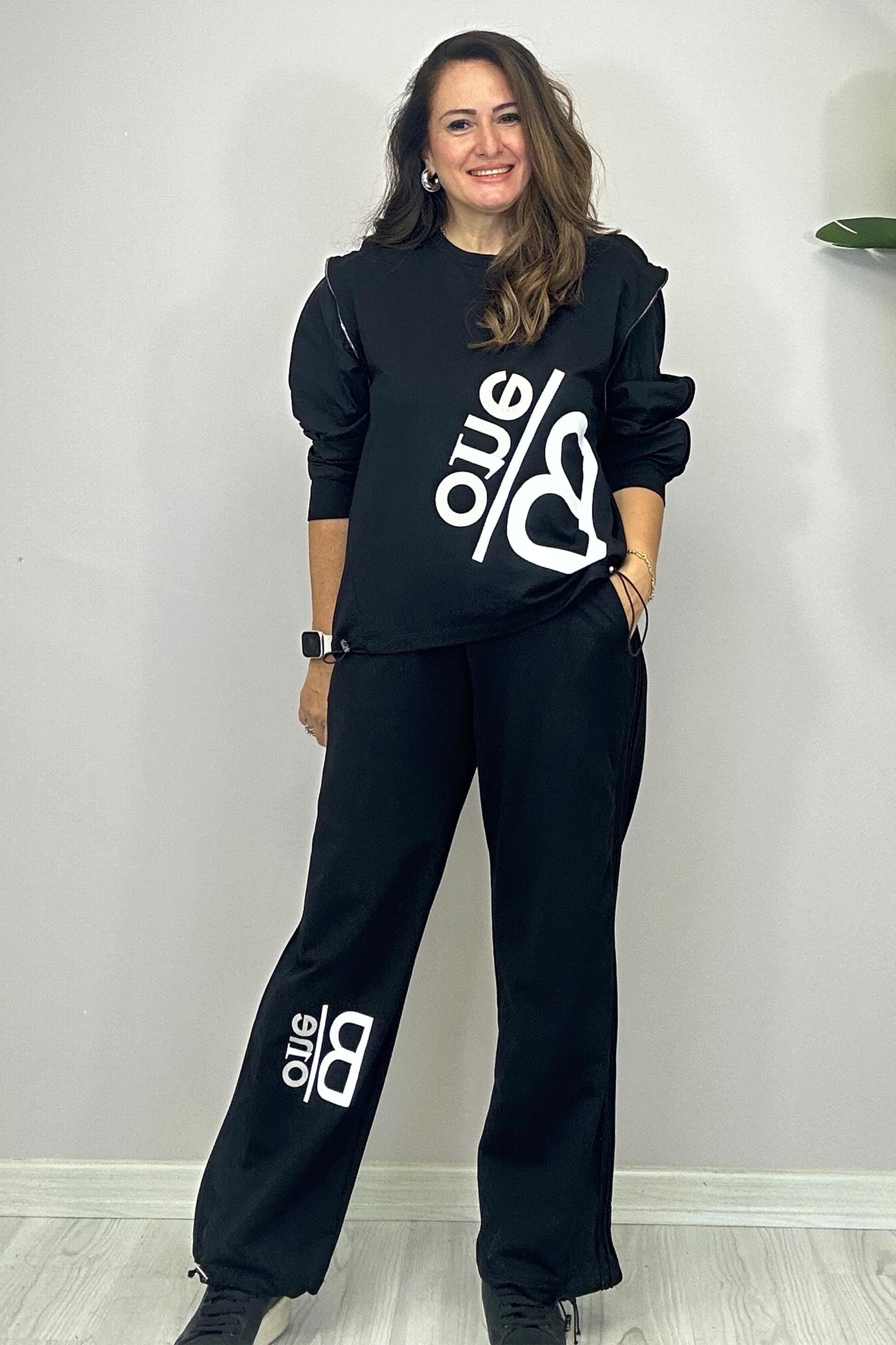Asos Takım Siyah