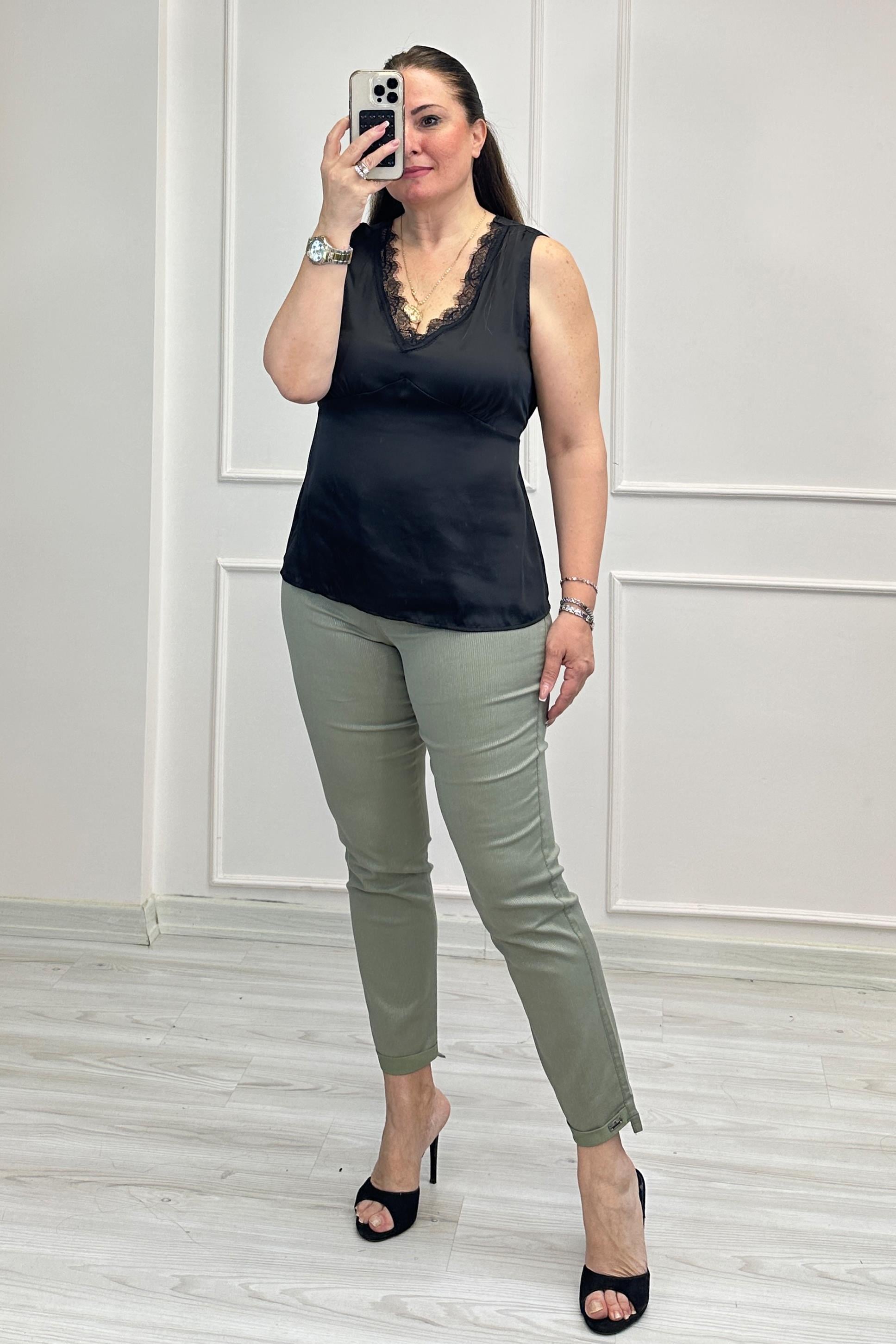 Cateline Pantolon Yeşil