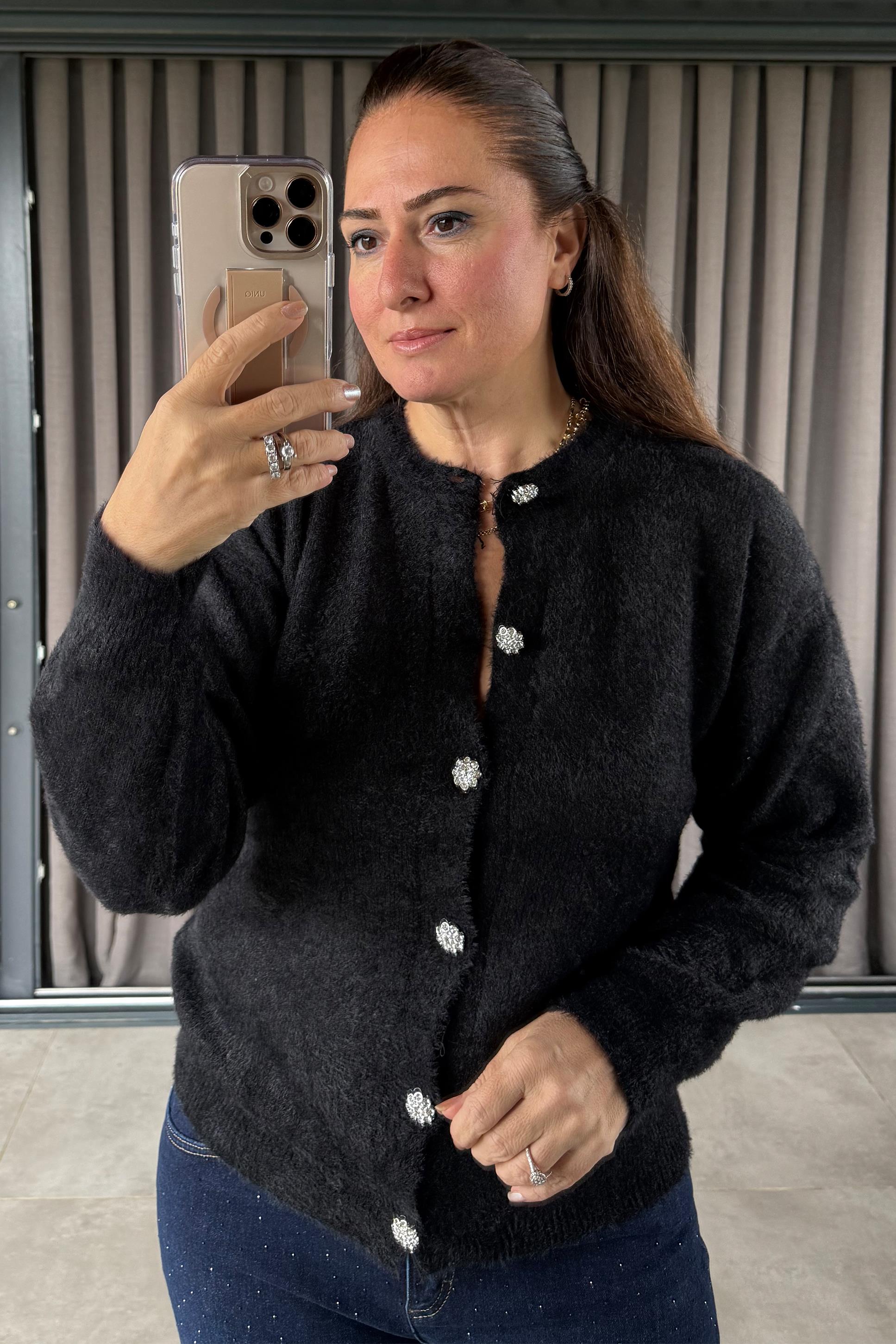 Armina Triko Hırka Siyah