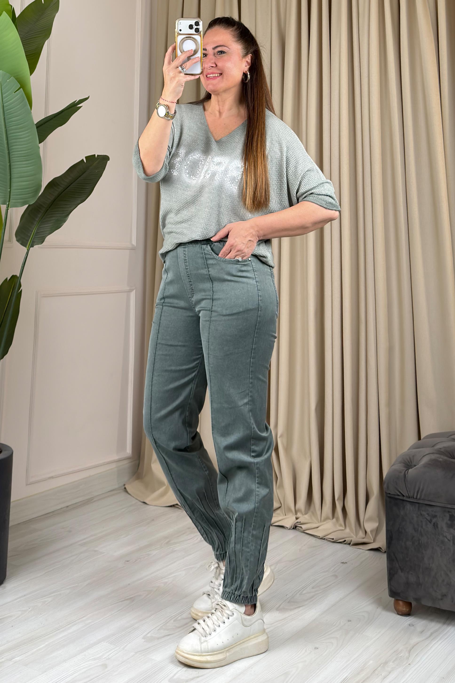 Mior Pantolon Yeşil