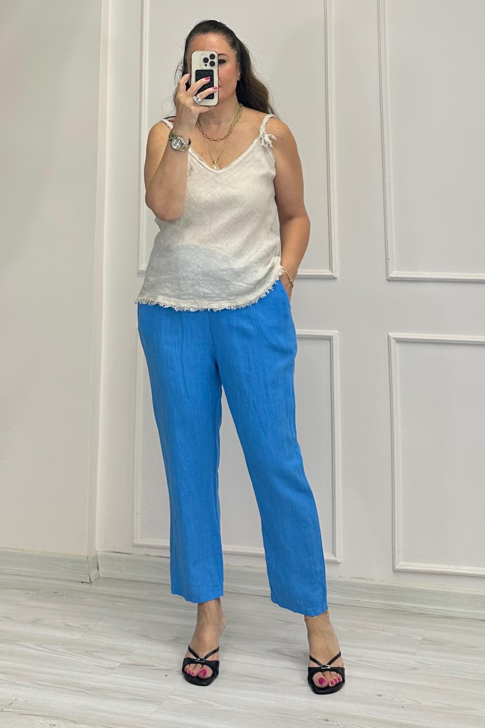 Naomi Keten Pantolon Mavi