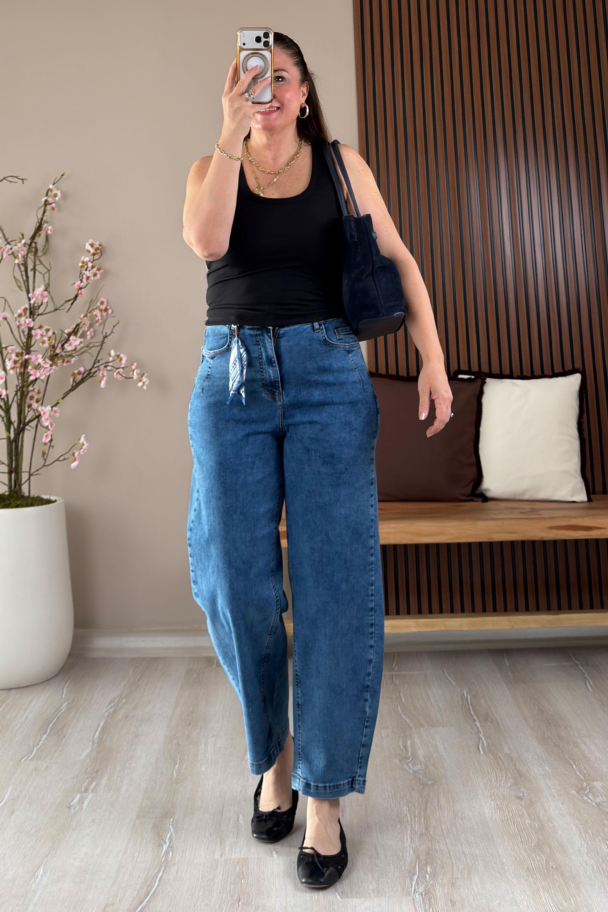 Aline Kot Pantolon Lacivert
