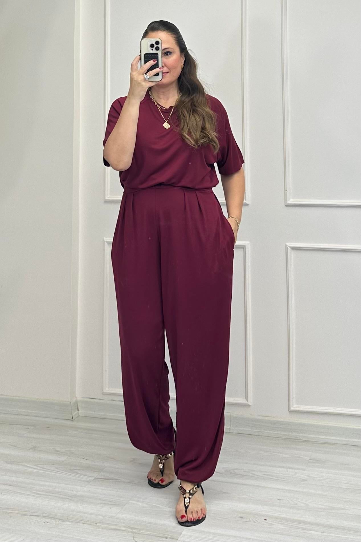 Sirerra Pike Modal Takım Bordo