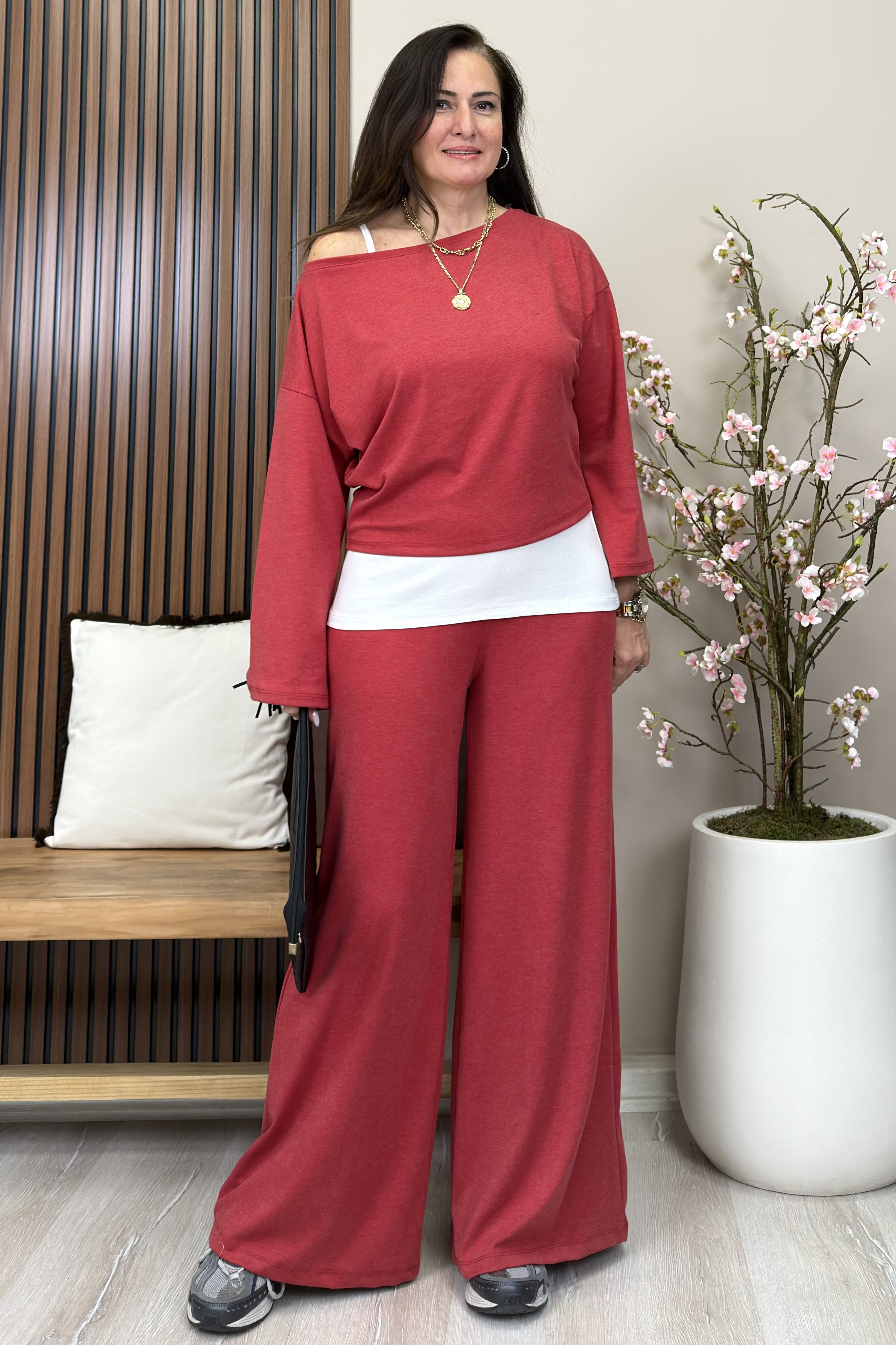 Romy Üçlü Takım Kırmızı