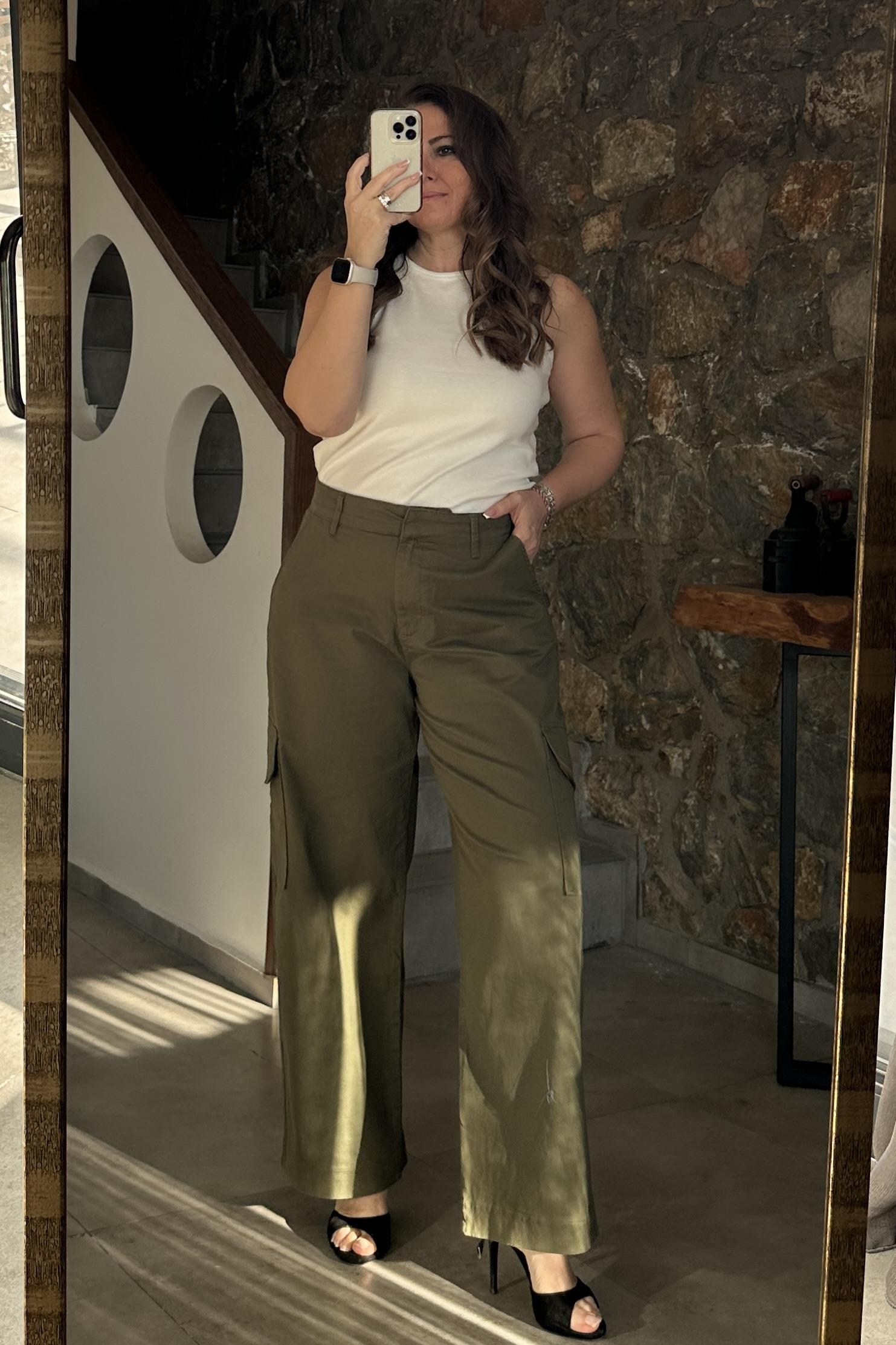 Kargo Cep Pantolon Haki Yeşil