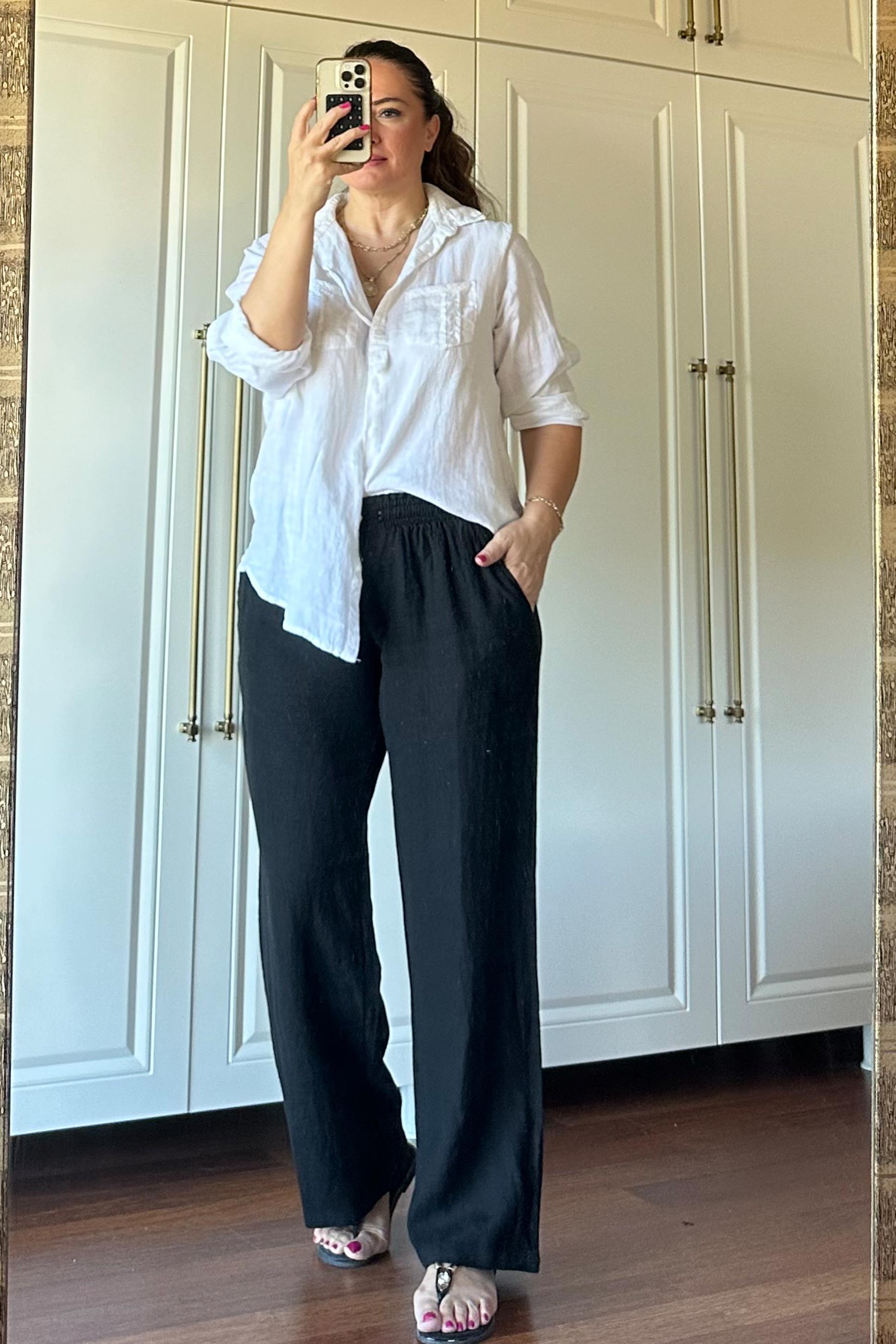 Lena Keten Pantolon Siyah