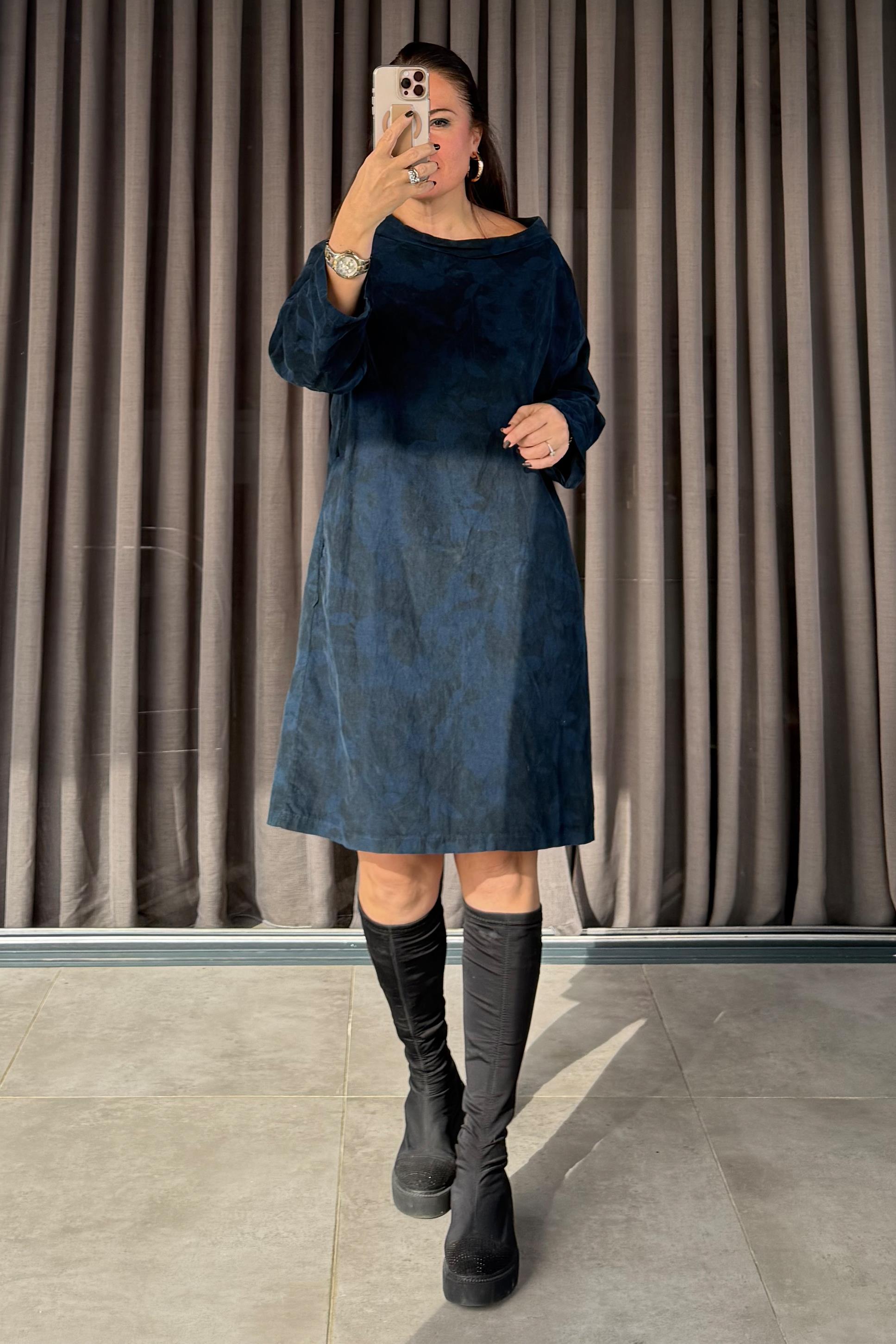 Midnight Kadife Elbise