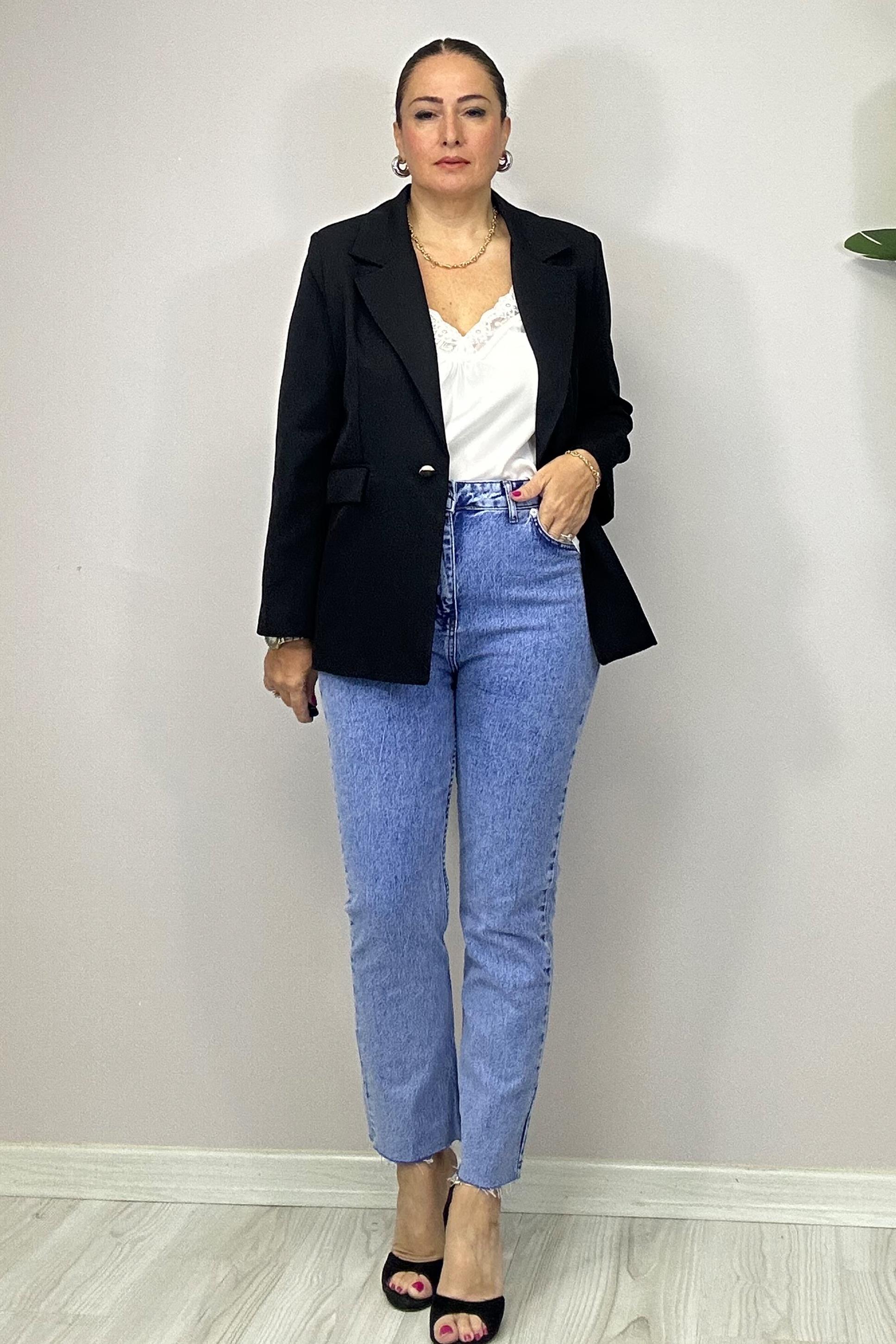 Kamila Blazer Ceket Siyah
