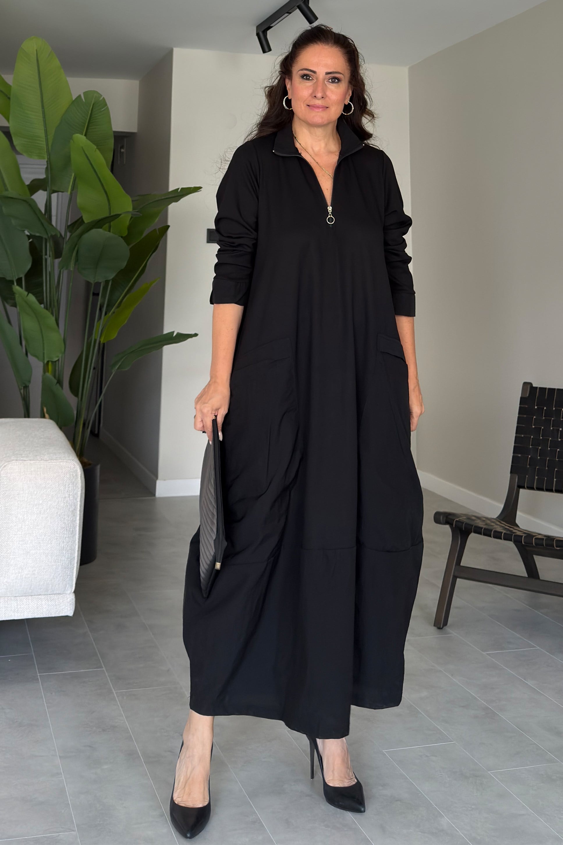 Alvera Elbise Siyah