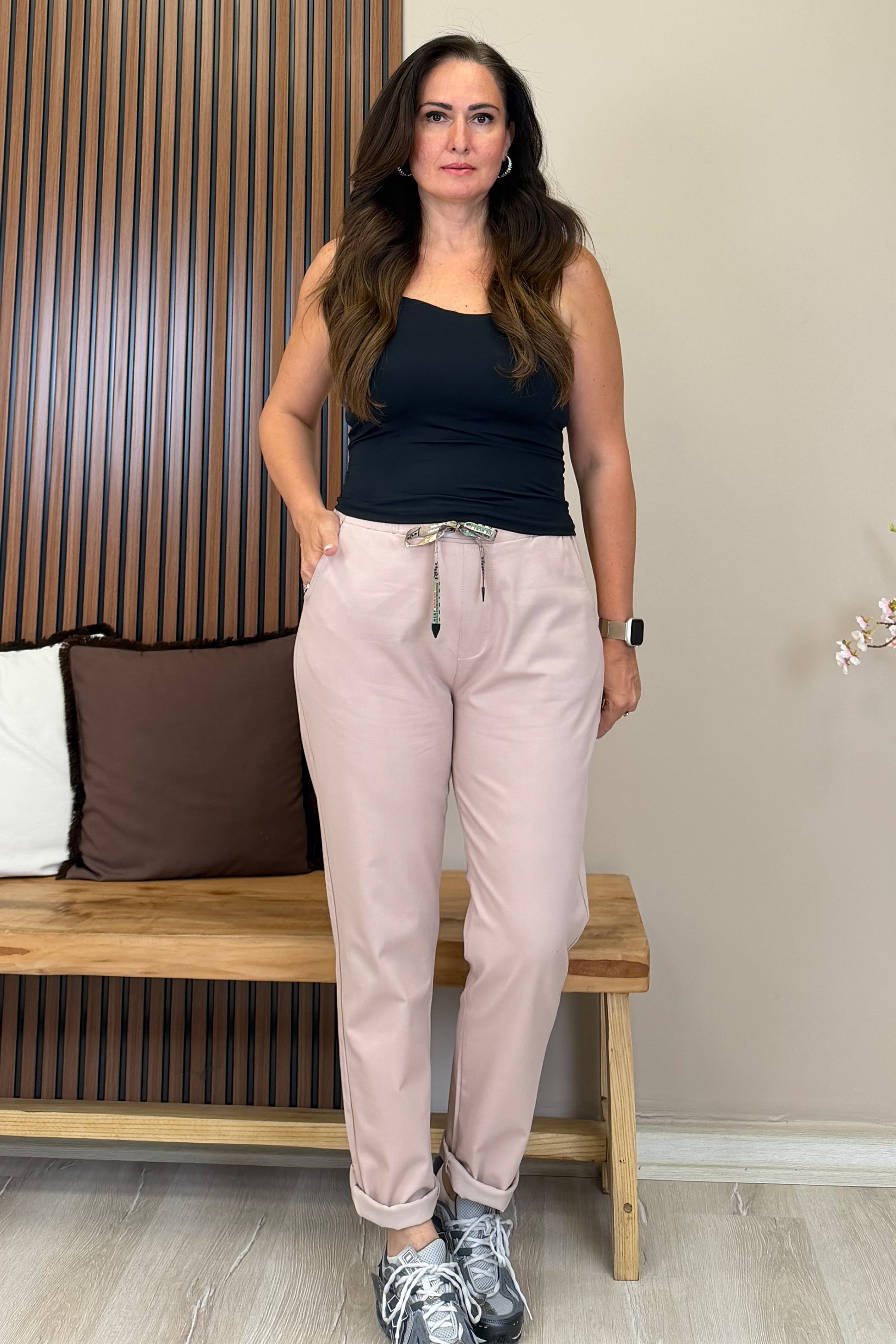 Serina Pantolon Pudra