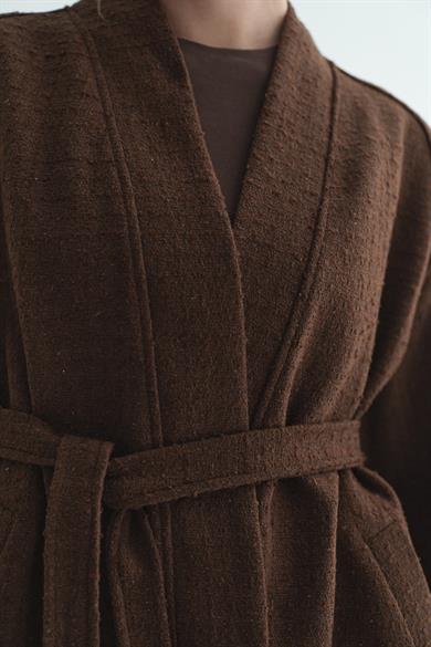 Tüvit Kimono Kahverengi