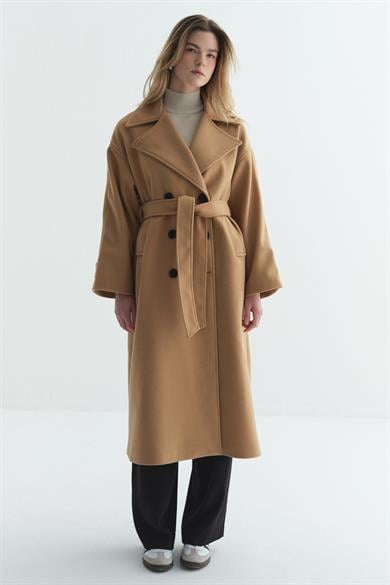 Premium Kruvaze Kaban Camel