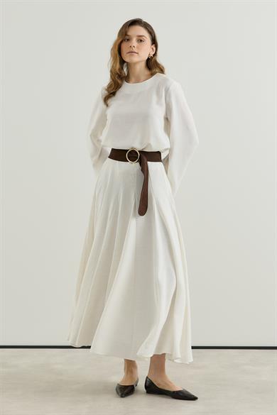 Çok Parçalı Godeli Keten Takım 