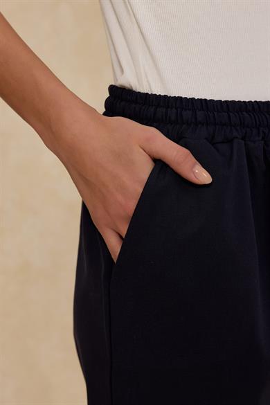 İthal Polyviscon Kumaş Jogger Pantolon Lacivert