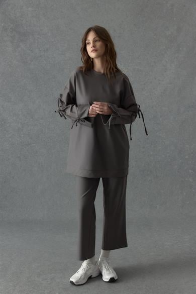 Çelik İnterlok Fiyonk Detaylı Takım Füme