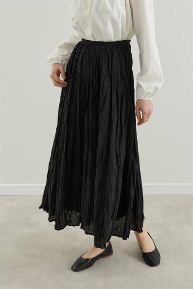 Vual Astarlı Kraş Etek Siyah