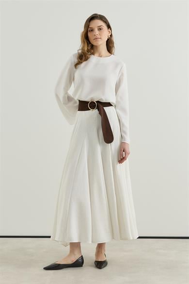 Çok Parçalı Godeli Keten Takım 