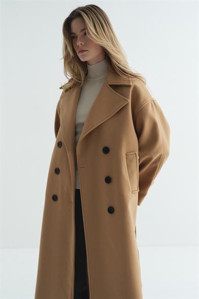 Premium Kruvaze Kaban Camel