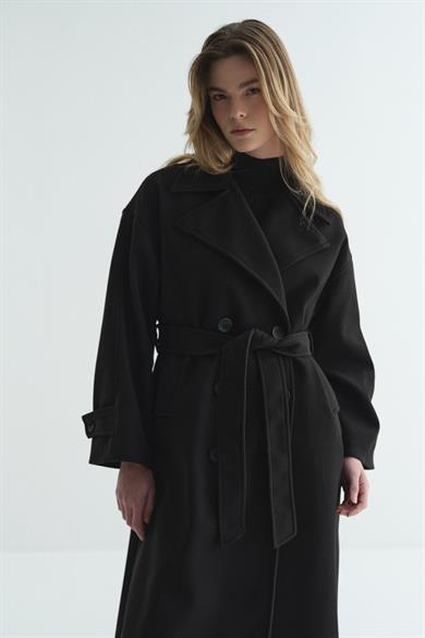 Premium Kruvaze Kaban Siyah