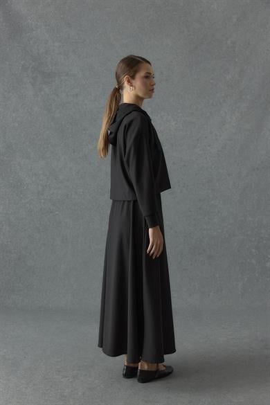 Çelik İnterlok Etekli Spor Takım Siyah