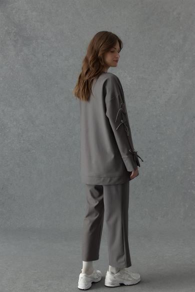 Çelik İnterlok Fiyonk Detaylı Takım Füme