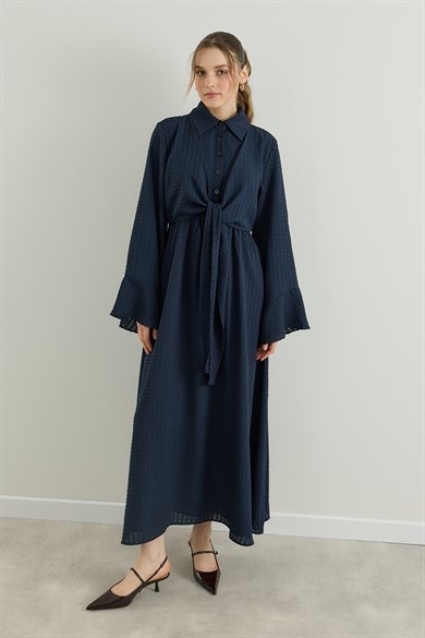 Viona Nakışlı Gömlek Etek Vual Takım Krem