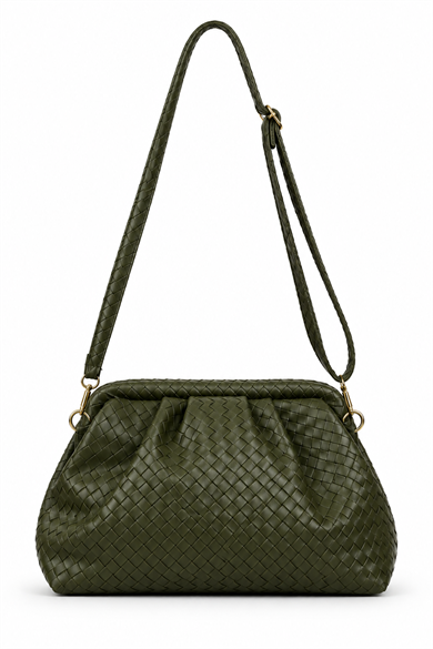 Viona Woven Pouch Çanta